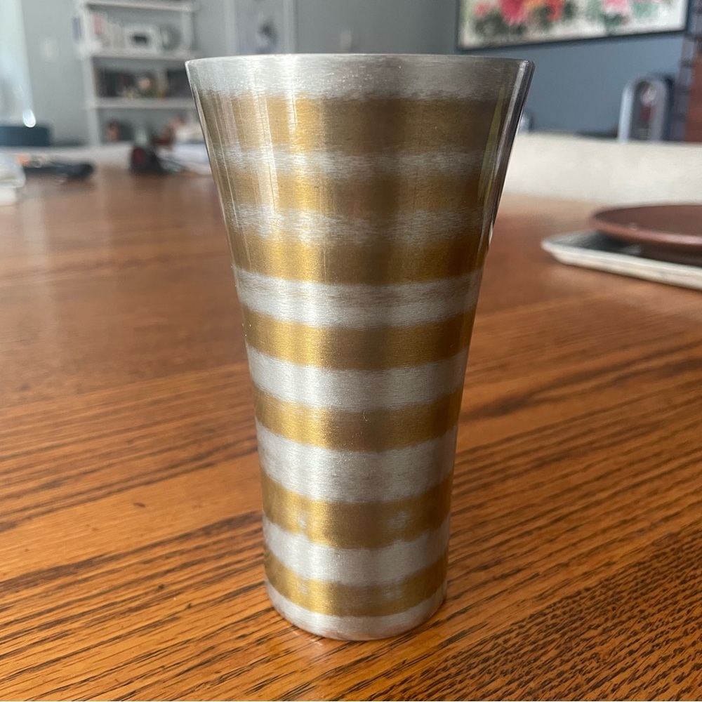 Brushed Metal Cup